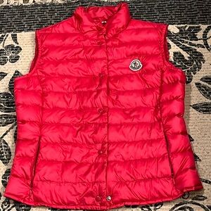 Hot Pink Moncler Puffer Vest